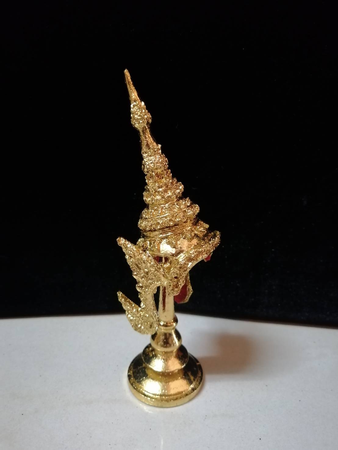 ชฎานาง ขนาดจิ๋ว พร้อมฐานปิดทอง