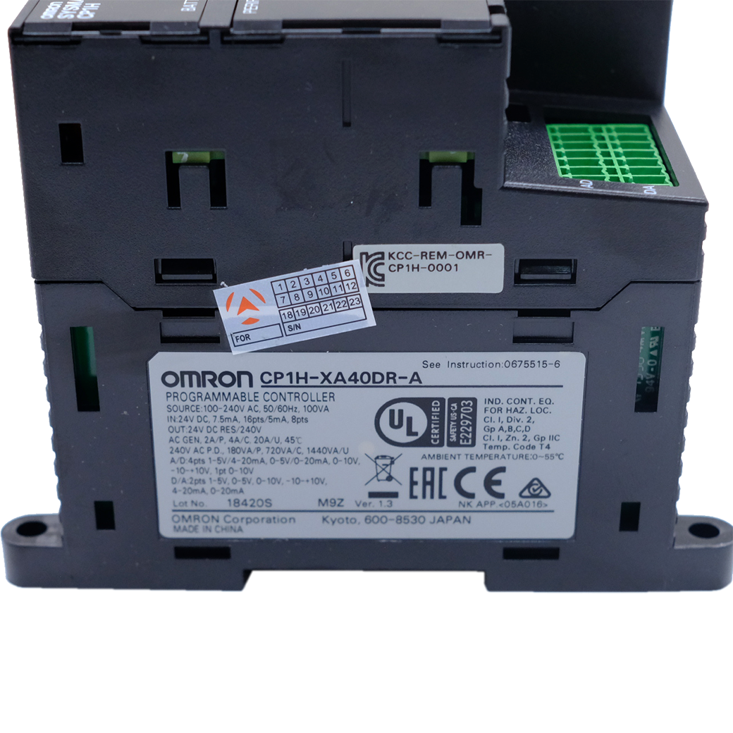 CP1H-XA40DR-A OMRON PLC อนาลอค 4 in 2 out