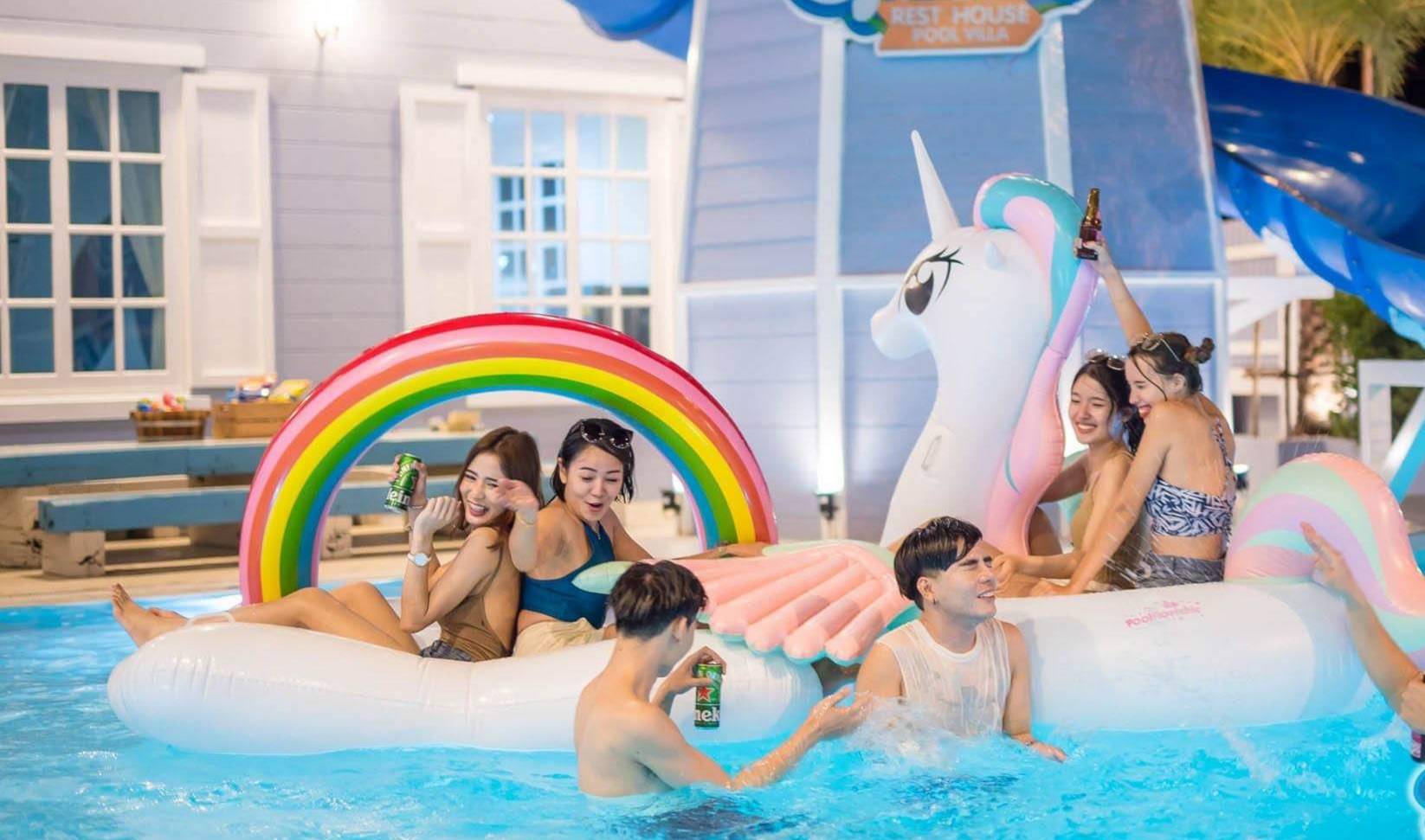 HR7005 บ้านพักชะอำ บ้านพาสเทล