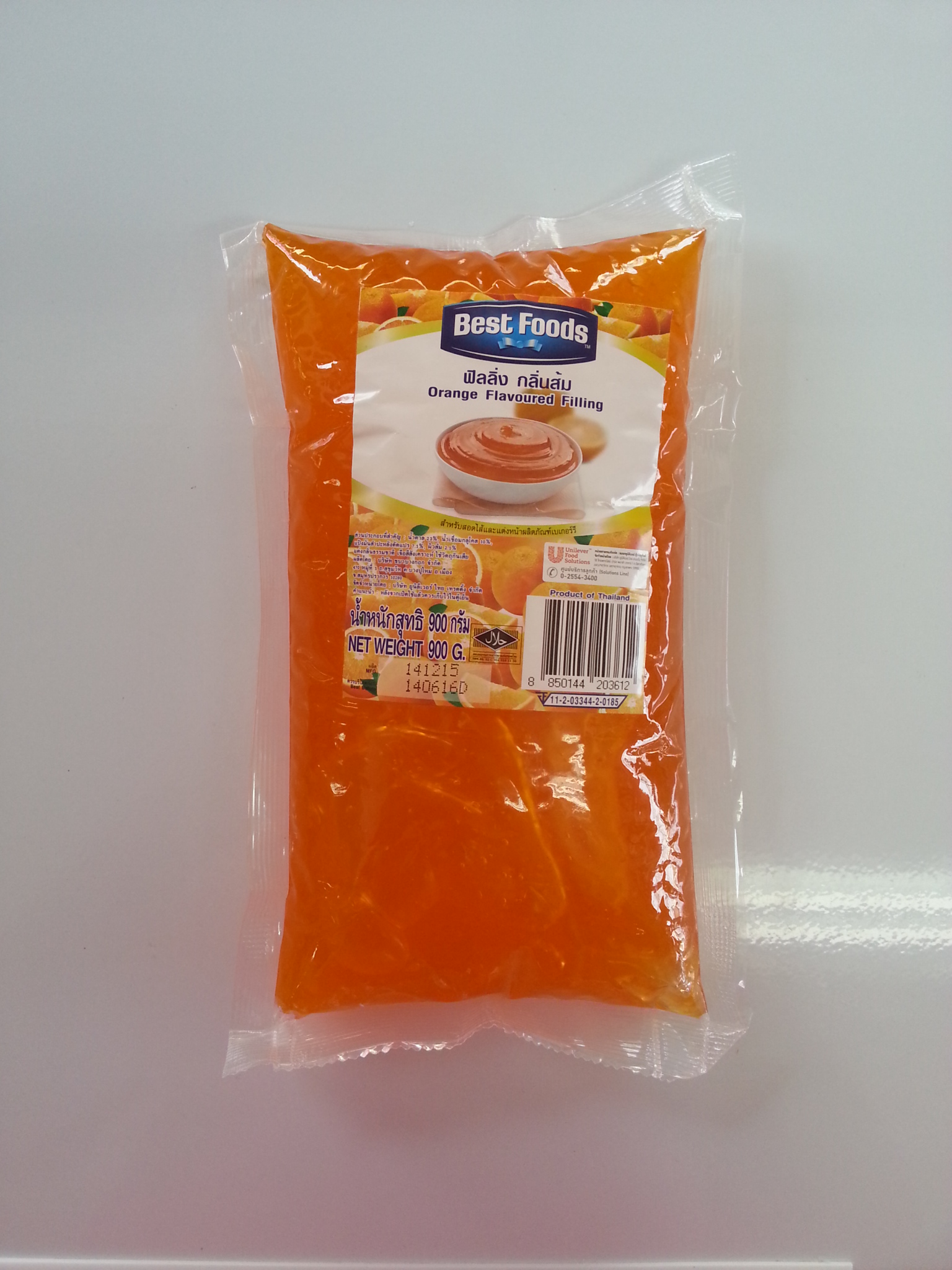 ฟิลลิ่ง รสส้ม BestFoods 900g.