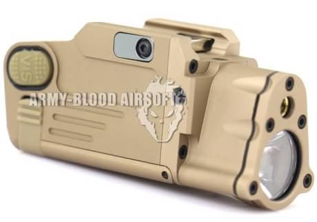 New.Steiner eOptics SBAL-PL Style WeaponLight W/ Red Laser ILLUMINATION (BK / Tan) ราคาพิเศษ