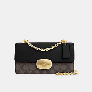 กระเป๋า Coach แท้ รุ่น CP009 ELIZA FLAP CROSSBODY IN SIGNATURE CANVAS