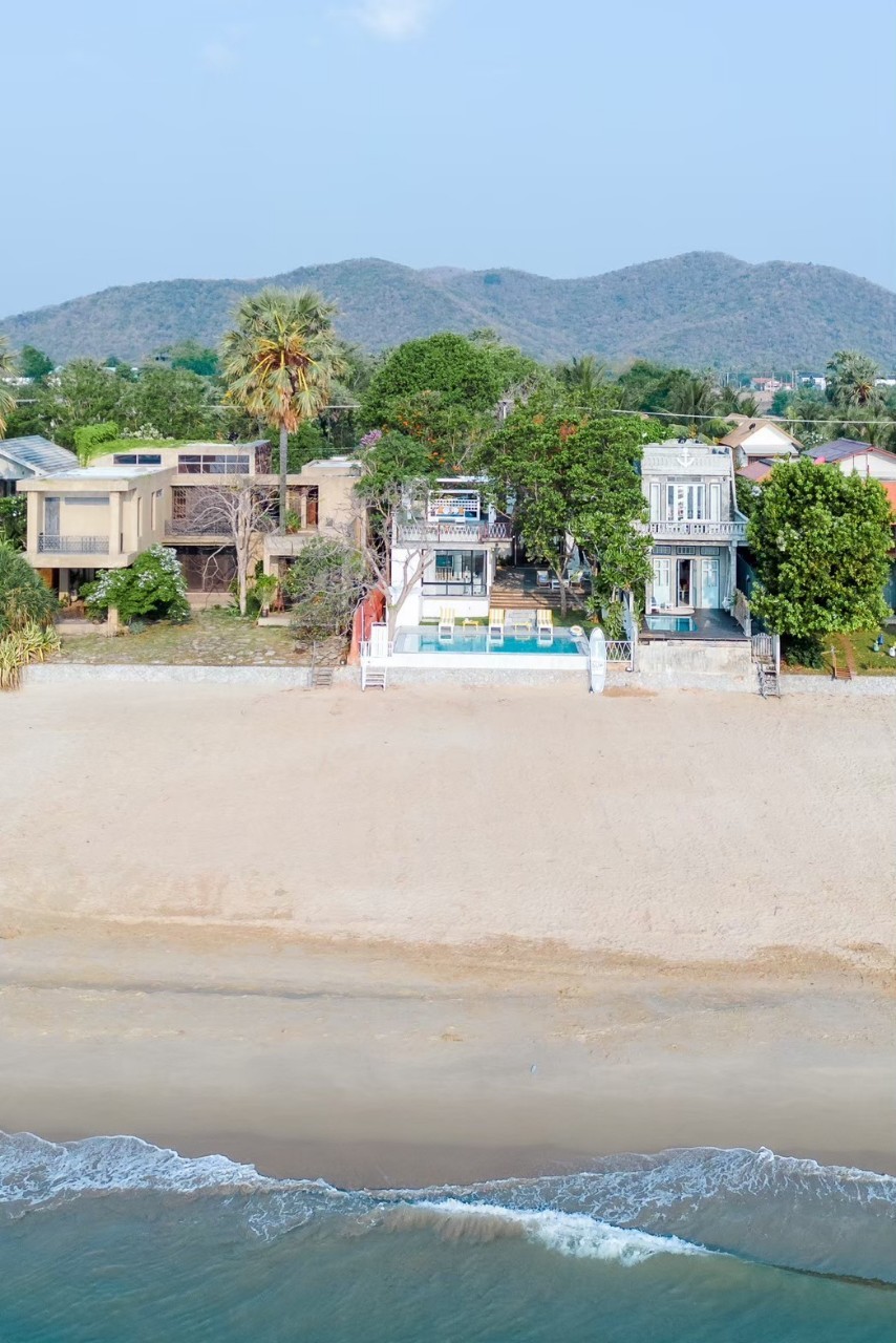 HR15075 บ้านพักติดหาดปราณบุรี The Banana Beach Villa Pranburi