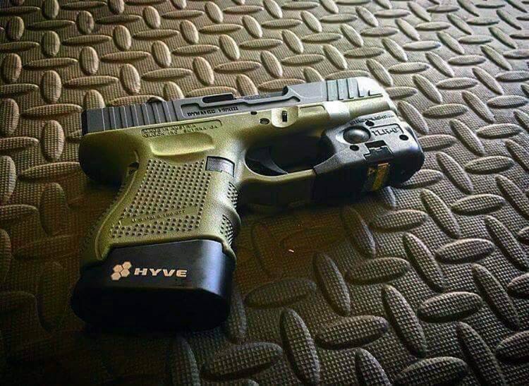 New.ปิดท้ายสไลด์แต่ง / ส้นแม็ก เพิ่ม 2นัด ใช้กับปืน GLOCK43 / ซองปืนพกใน Cytac GLOCK43 ราคาพิเศษ