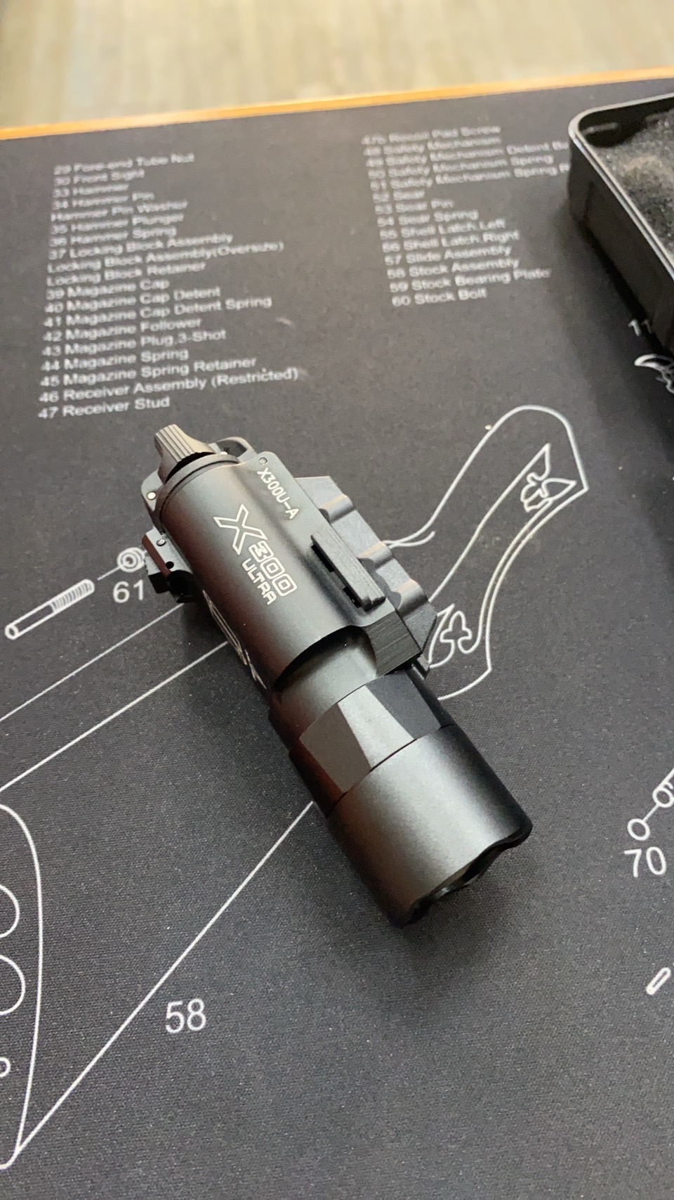 New.ไฟฉาย ทรง Surefire รุ่น X300U (X300 Ultra) สีดำ