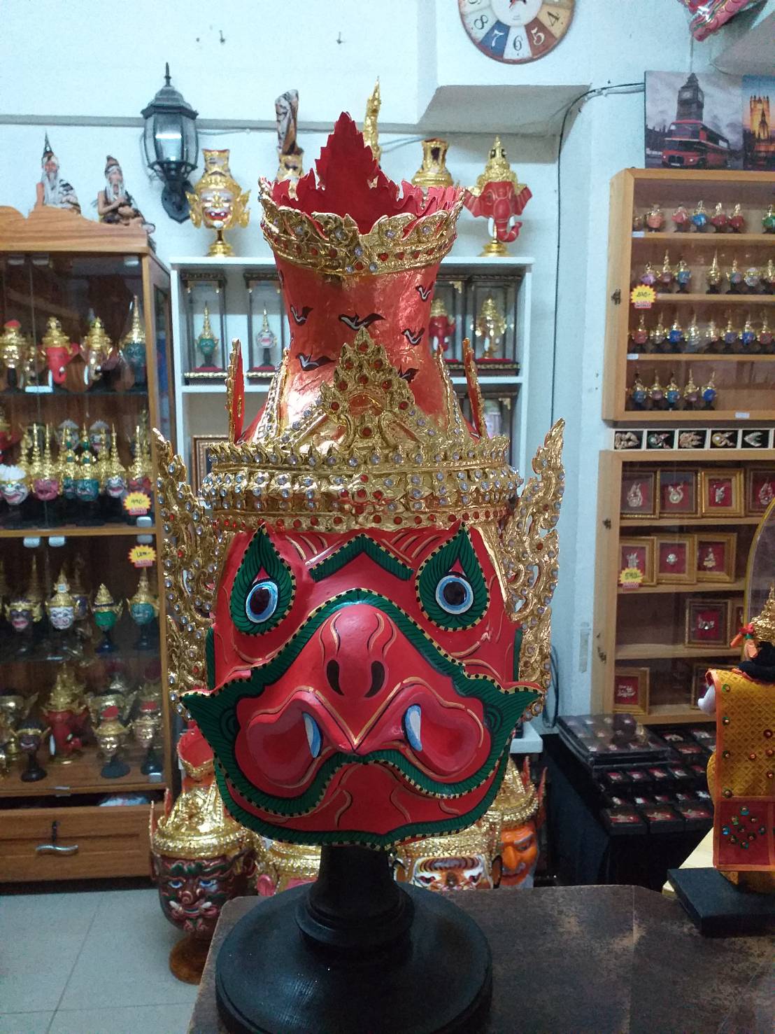 เศียรครุฑ ขนาดรอบ