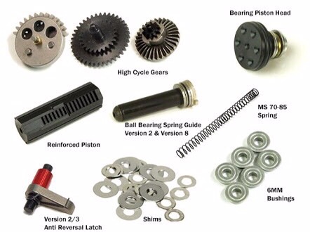 New.Prometheus High Cycle Custom Full Tune-up Kit for Airsoft AEG Gearboxes - Ver 2 ราคาพิเศษ