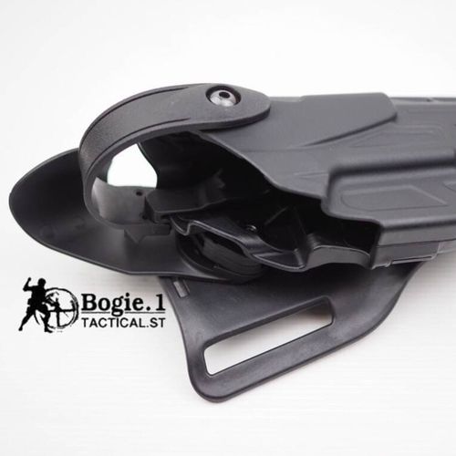 New. Bogie1 ซองปืนโพลิเมอร์ Glock19 (Level3) ซองปืนปิดศูนย์หลัง Glock19 ล็อก Level 3 ปลอดภัยสูง มั่นใจทุกครั้งเมื่อใช้งาน ป้องกันการแย่งปืน