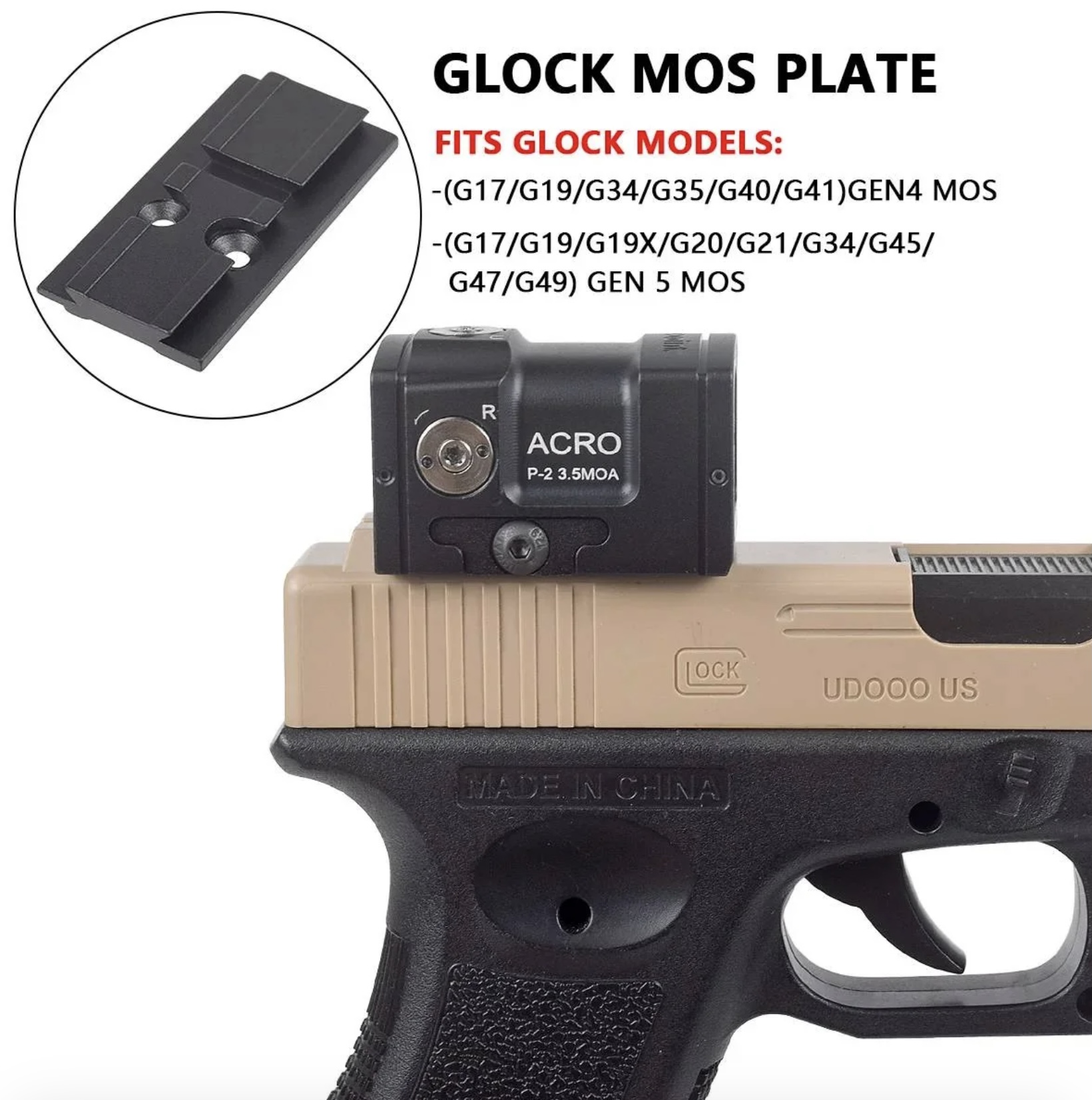 New. ดอท ACRO P2 Red Dot Reflex Sight