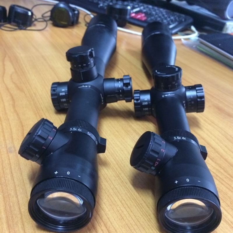 New.Leupold Mark4 M3 3.5-10×40E 3.5-10x50E Style Red Green Illuminated Rifle Scope มาพร้อมข้อต่อบังแสงครับ ราคาพิเศษ