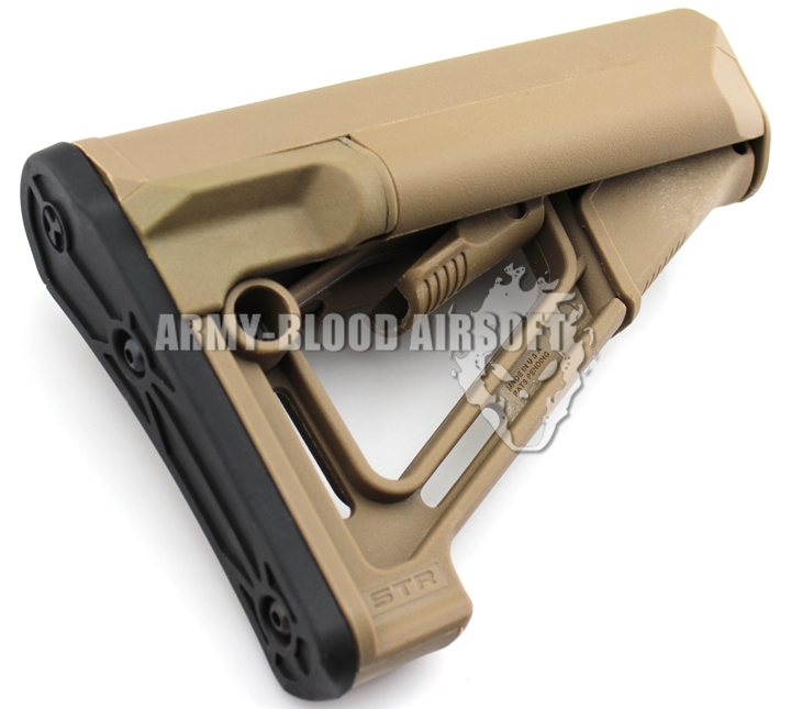 New.MAGPUL STR Carbine Stock for M4/M16 Airsoft Rifle (BK) ราคาพิเศษ