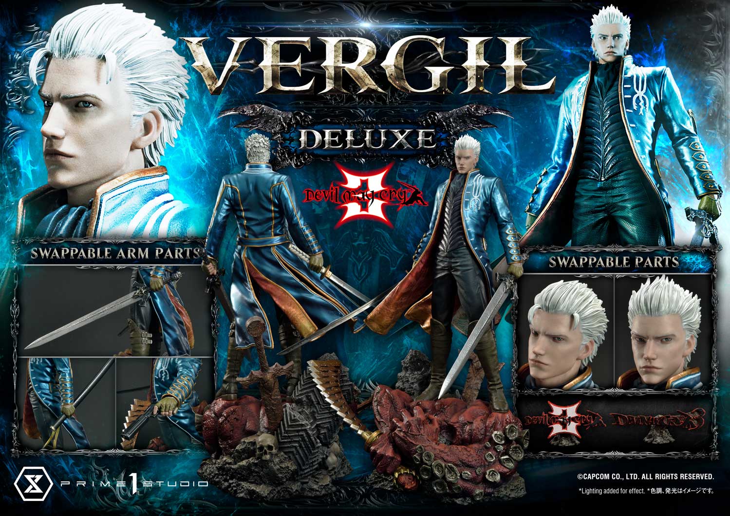 เปิดจอง : Vergil: Devil May Cry 3 1/4 Scale (Deluxe Bonus)