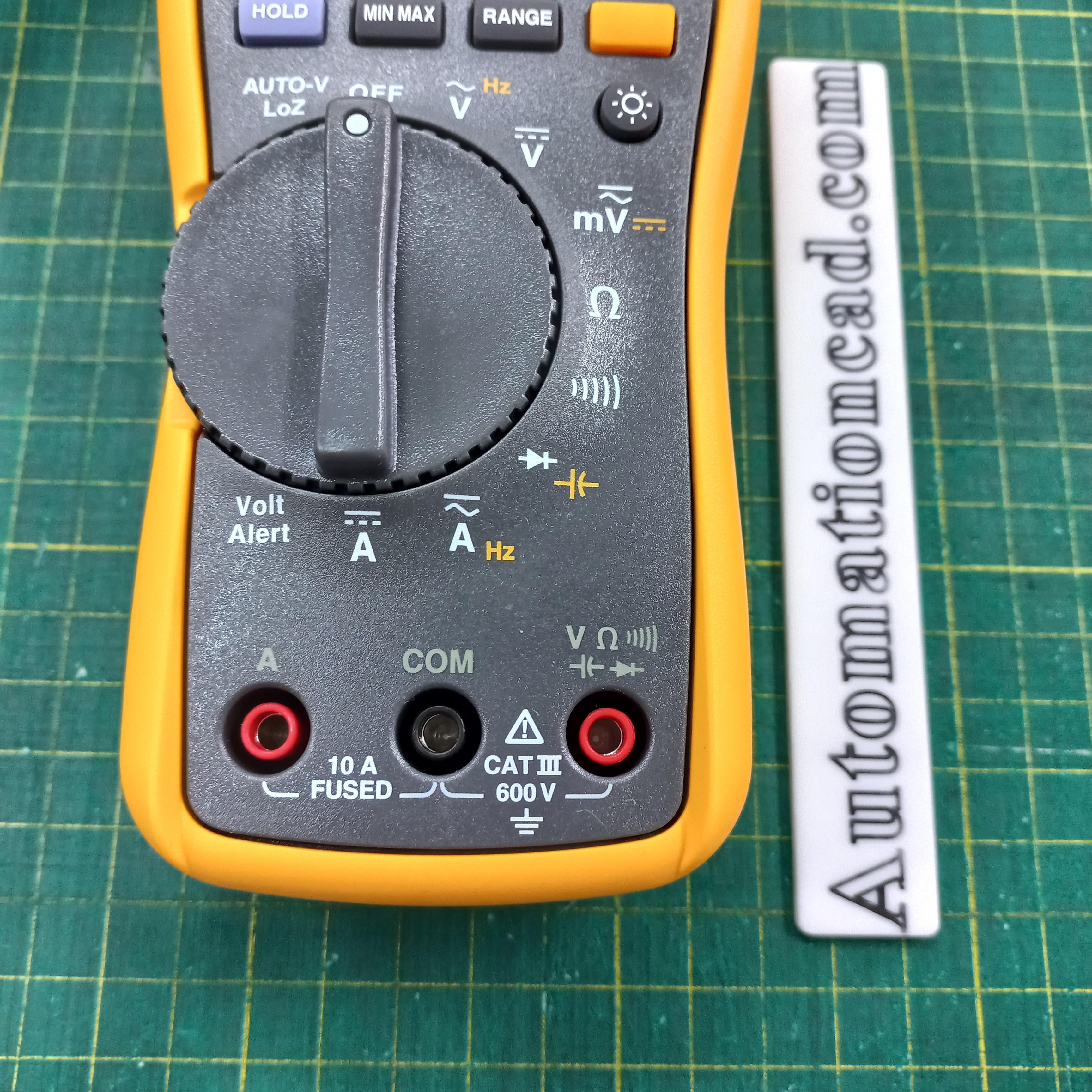 มัลติมิเตอร์ Fluke 117 Digital Multimeters วัดกระแส 0.001-10A แรงดัน 0.06mV - 600V