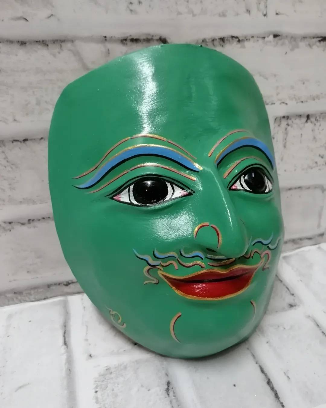 หน้ากากพระราม ใส่ตาแก้ว