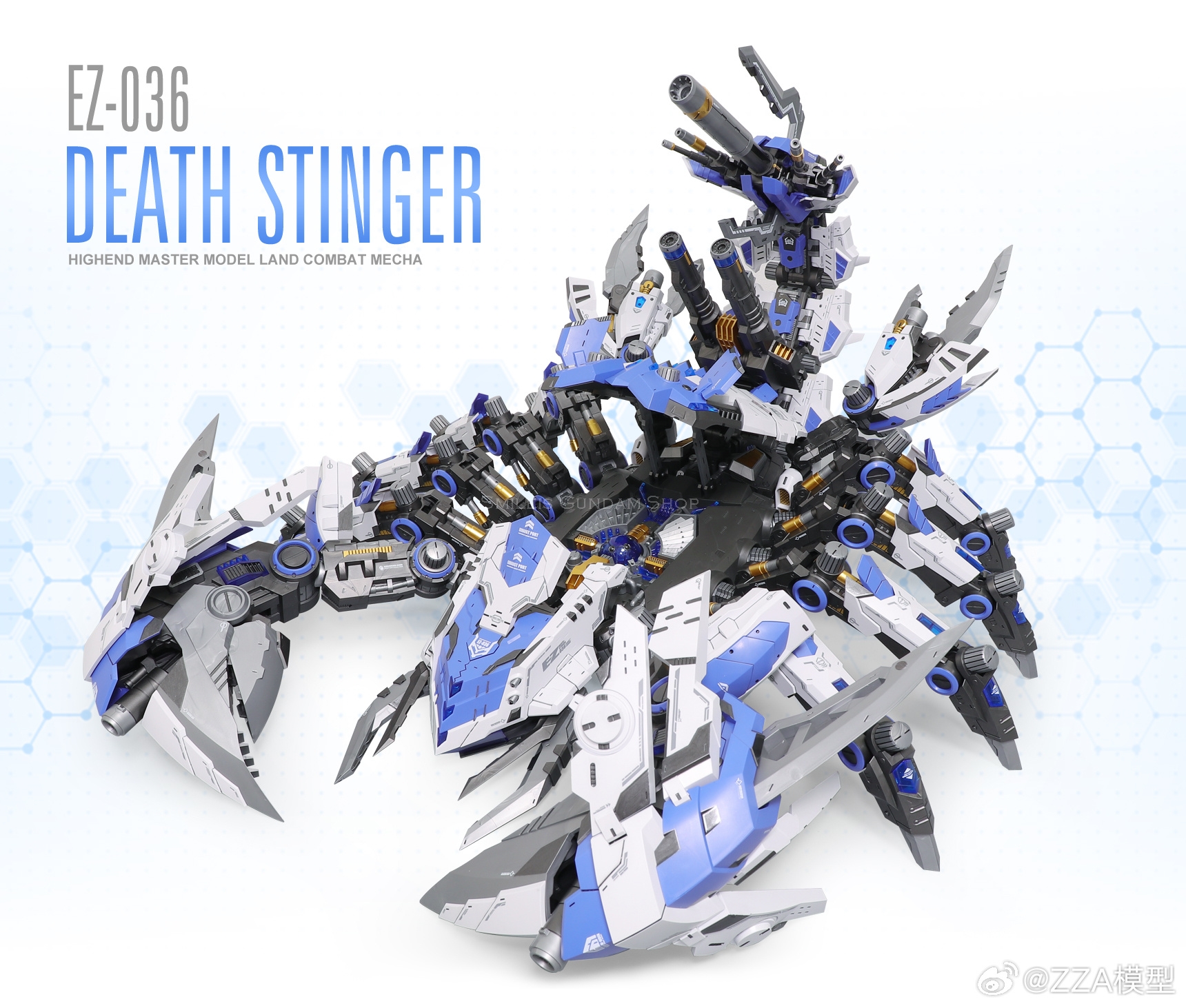 [PO]EZ-036 DEATH STINGER[White Blue][ZA Model]