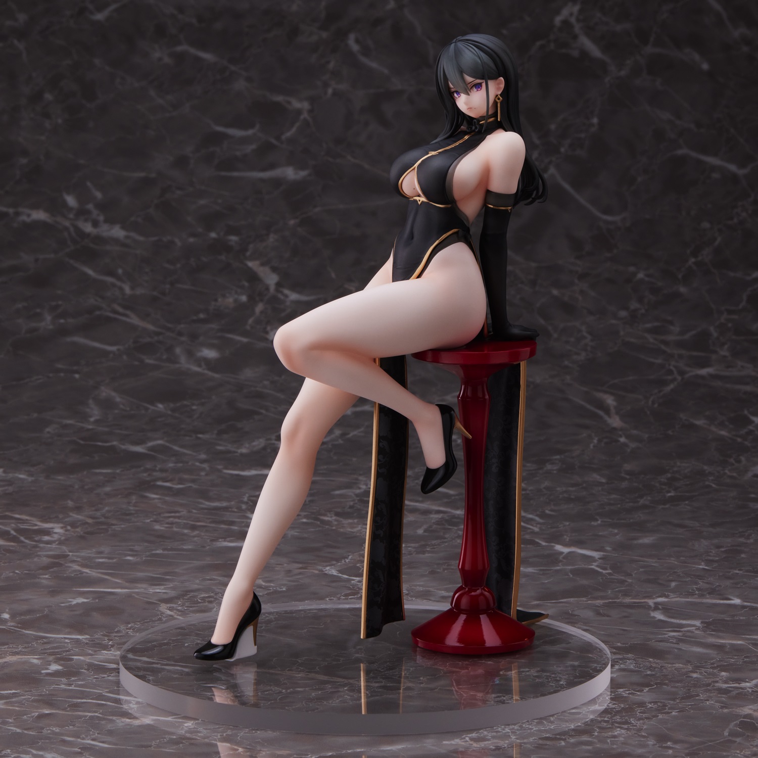 เปิดจอง : Hayabusa Illustration "Black China Dress-chan"