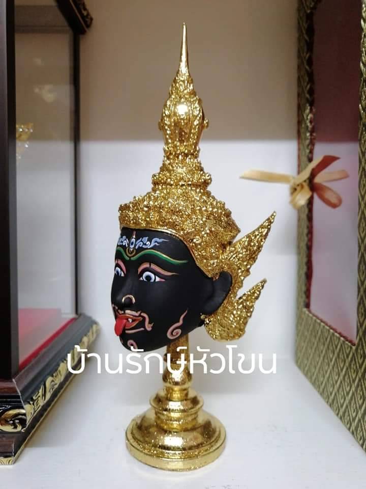 พระแม่กาลี ขนาดกลาง งานละเอียด เรซิ่นปิดทอง พร้อมฐานปิดทอง