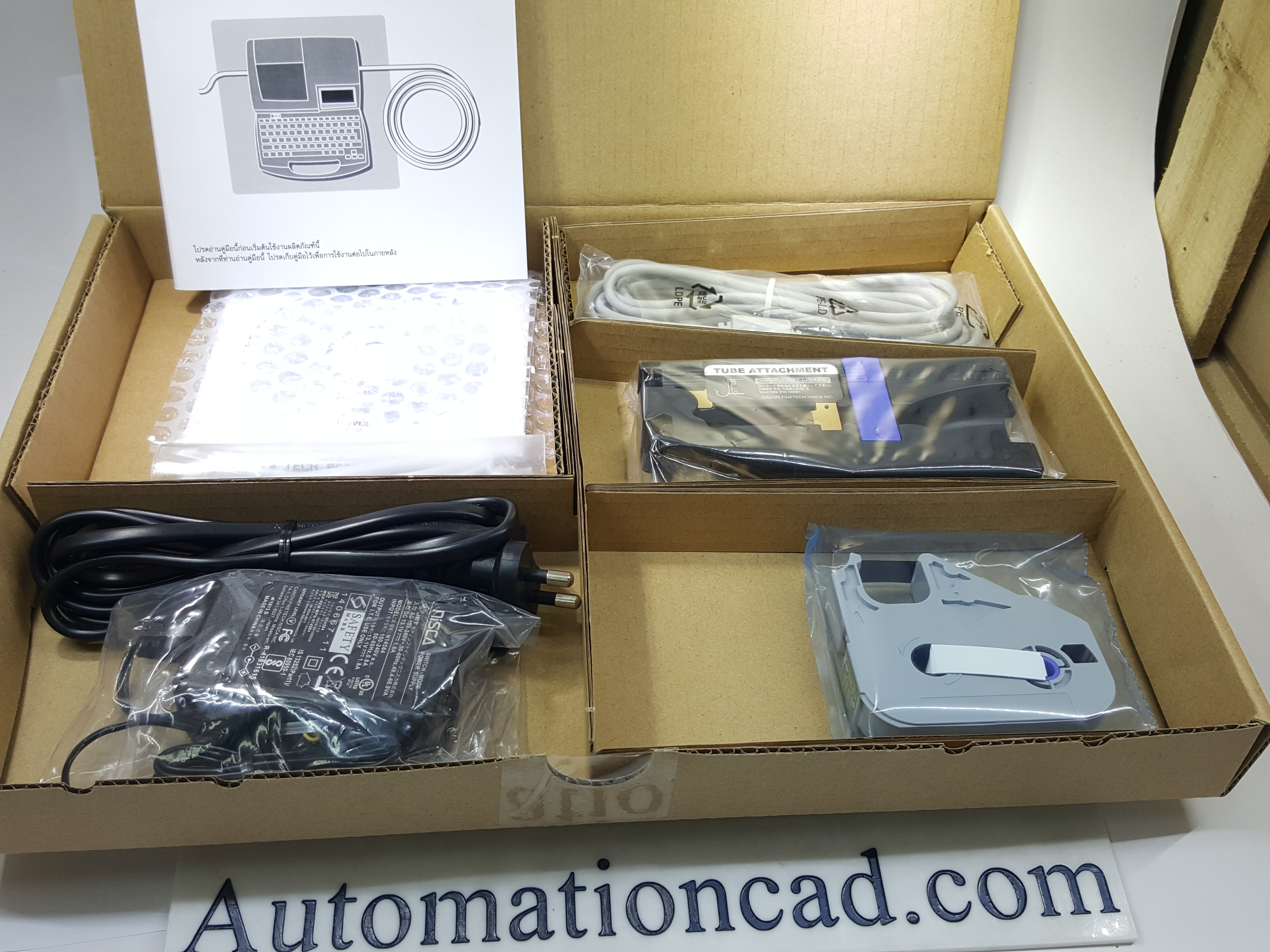 เครื่องพิมพ์ปลอกสายไฟ CANON MK-2600 Label Printer, 32,000.- Wire Marker