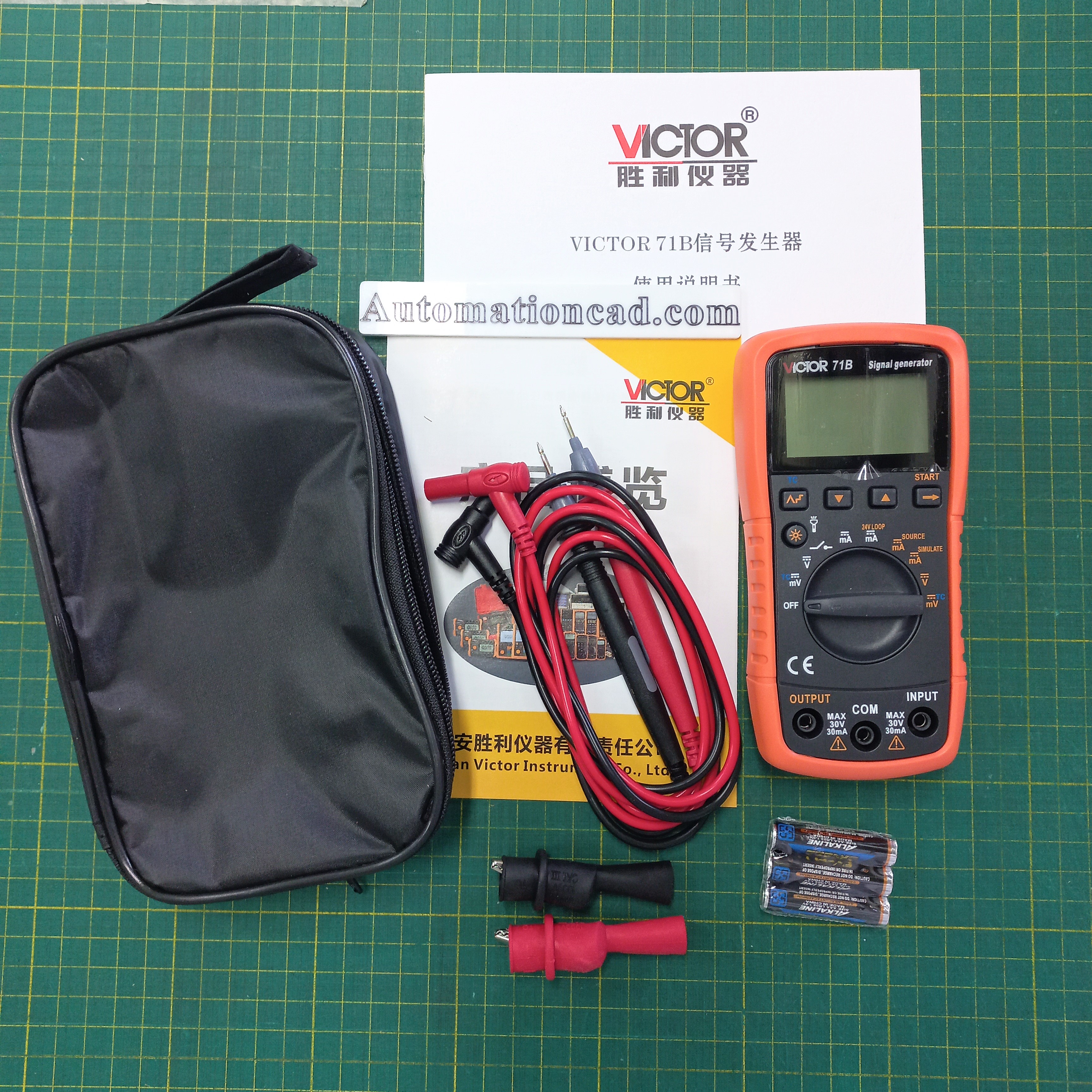 VICTOR มิเตอร์/ตัวสร้างสัญญาณอะนาล็อค 4-20mA 0-10V Signal Simulator รุ่น VC71B