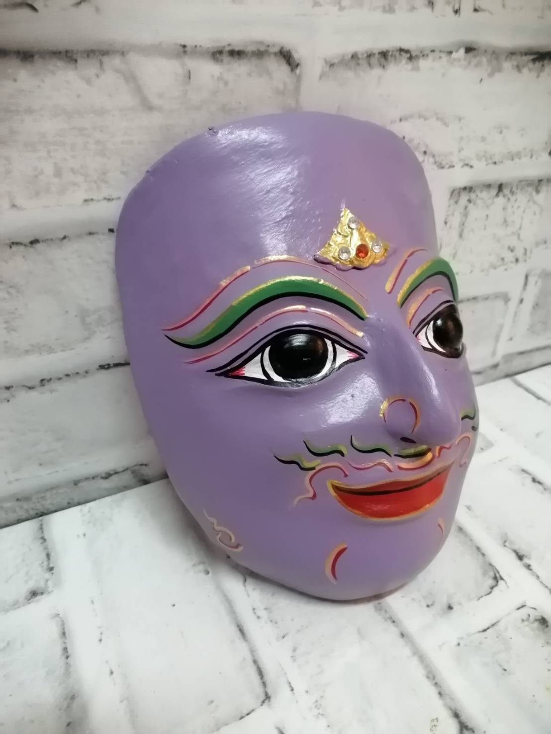 หน้ากาก พระนารายณ์ ใส่ตาแก้ว