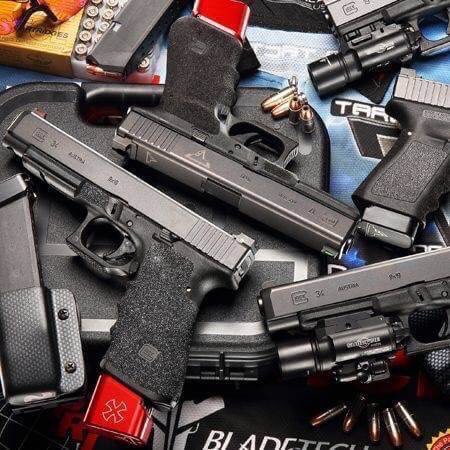 New.TARAN ยุทธวิธีนวัตกรรม-อาวุธฐาน อลูมิเนียม PAD KIT สำหรับ GLOCK The USPA IPSC และ IDPACS กีฬา ส้นแมกอลูมิเนียม cnc. สำหรับปืน GLOCK 9/40 + เพิ่ม 2 นัด ขนาด 9 mm. + เพิ่ม 2 นัด ขนาด .40 มีมา 6 สี ราคาพิเศษ