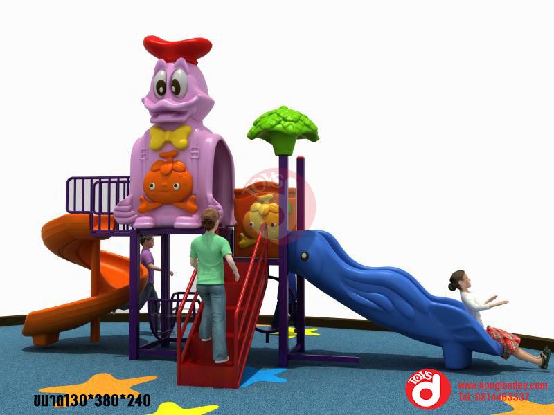 เครื่องเล่นสนามกลางแจ้ง เครื่องเล่นสนาม ชุดมิสเตอร์ดั๊ก
