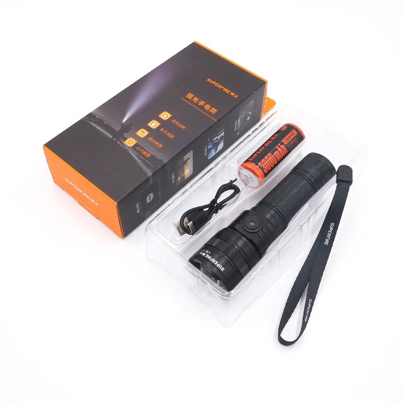 (loud volume) สินค้าใหม่ค่ะ 🔥 ไฟฉาย Supfire รุ่น L16-T 🔦 ตัวเรือนผลิตจาก 6061-T6 aviation aluminum 🔦 หลอด CREE XPE LED 15W 🔦 ความสว่างสูงสุด 900 Lumens 🔦 ระยะส่องสว่าง 300 เมตร Zoom ได้ 🔦 ใช้งานได้ยาวต่อเนื่