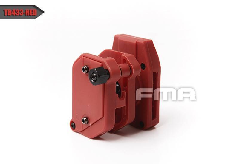 FMA multi-angle speed mag pouch ผลิตจากวัสดุ Nylon PA66 ชั้นดี ใช้กับแม็กกาซีนได้ทั้ง 9 มม/11 มม/1911 ซองปรับหนืดได้ ตามความชอบ ปรับองศา ได้ตามความถนัด ใช้สอดเข็มขัด ขนาด 1.5" 3 สี ดำ ทราย แดงเลือดนก ราคาส่ง 850 บาท