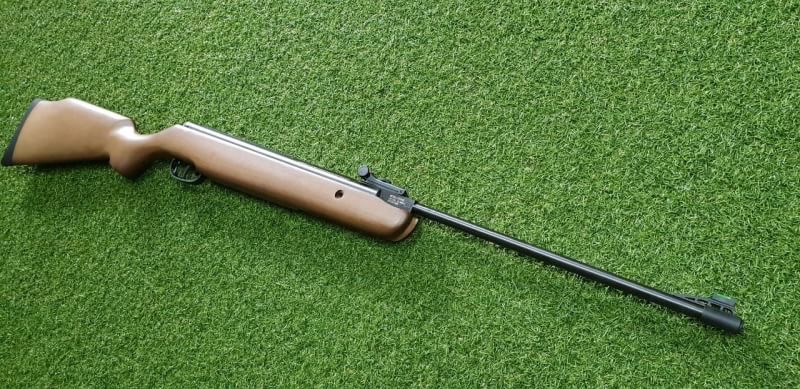 NewซปืนอัดลมCrosman Vantage NP Nitro cal.5.5mm Air Rifle ✔แรง SP : 950Fps. ✔บอดี้ไม้ Body Wood ✔น้ำหนัก Weight 2.9kg ✔ลำกล้อง 21" Barrell 12 เกลียว ✔ศูนย์หน้า-ศูนยหลังเรืองแสง Fiber Optic ✔ระบบหักลำสปริงแก๊ส