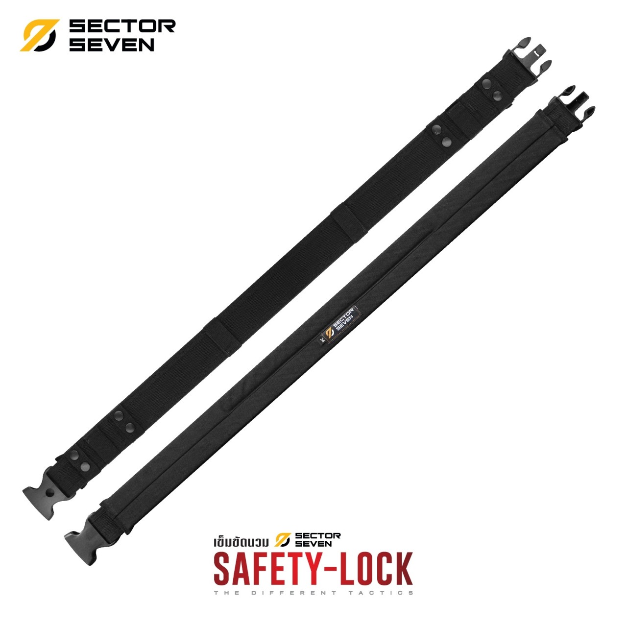 (fire)(fire) (new).........สินค้าใหม่ (fire)(fire) เข็มขัดนวม Sector7 หัว Safety-Lock ☀️ ผลิตจากผ้า Cordura 1000D ☀️ 1 ชุด ประกอบด้วย เข็มขัดสายแข็ง + รองนวมนิ่มอย่างดี ☀️ ตัวเข็มขัดออกแบบมาเพื่อติดตั้งและรองรับน้ำหนักของ อุปกรณ์ยุทธว