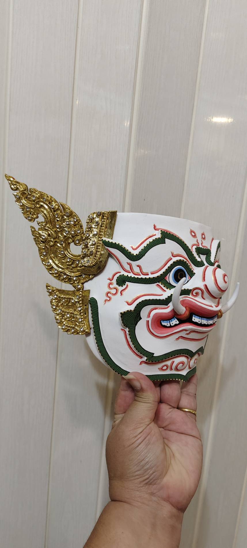 หน้ากากยักษ์ (สีขาว)