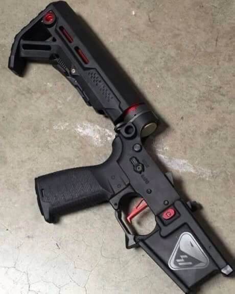 New.Strike Industries Viper Mod 1 Mil-Spec Carbine Stock for M4 Cmmg / M16 5.56 Series Black / Red ราคาพิเศษ