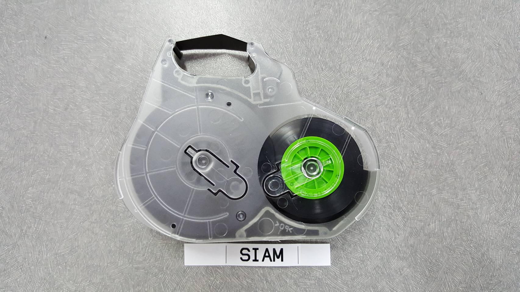 สติกเกอร์ ขาว 9mm. ยาว 16เมตร สำหรับ MAX LM-550 Series LETATWIN