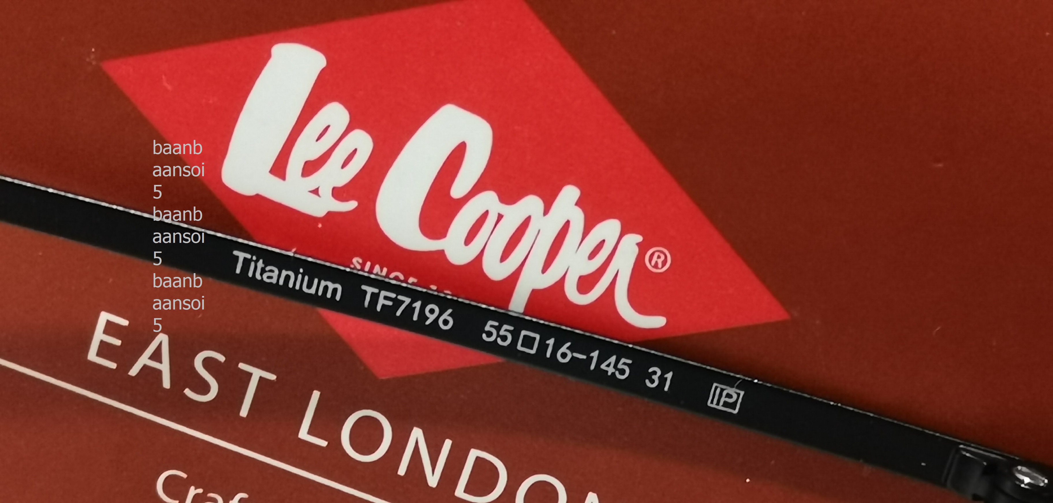 Lee Cooper TF 7196 โปรโมชั่น กรอบแว่นตาพร้อมเลนส์ HOYA ราคา 3,900 บาท