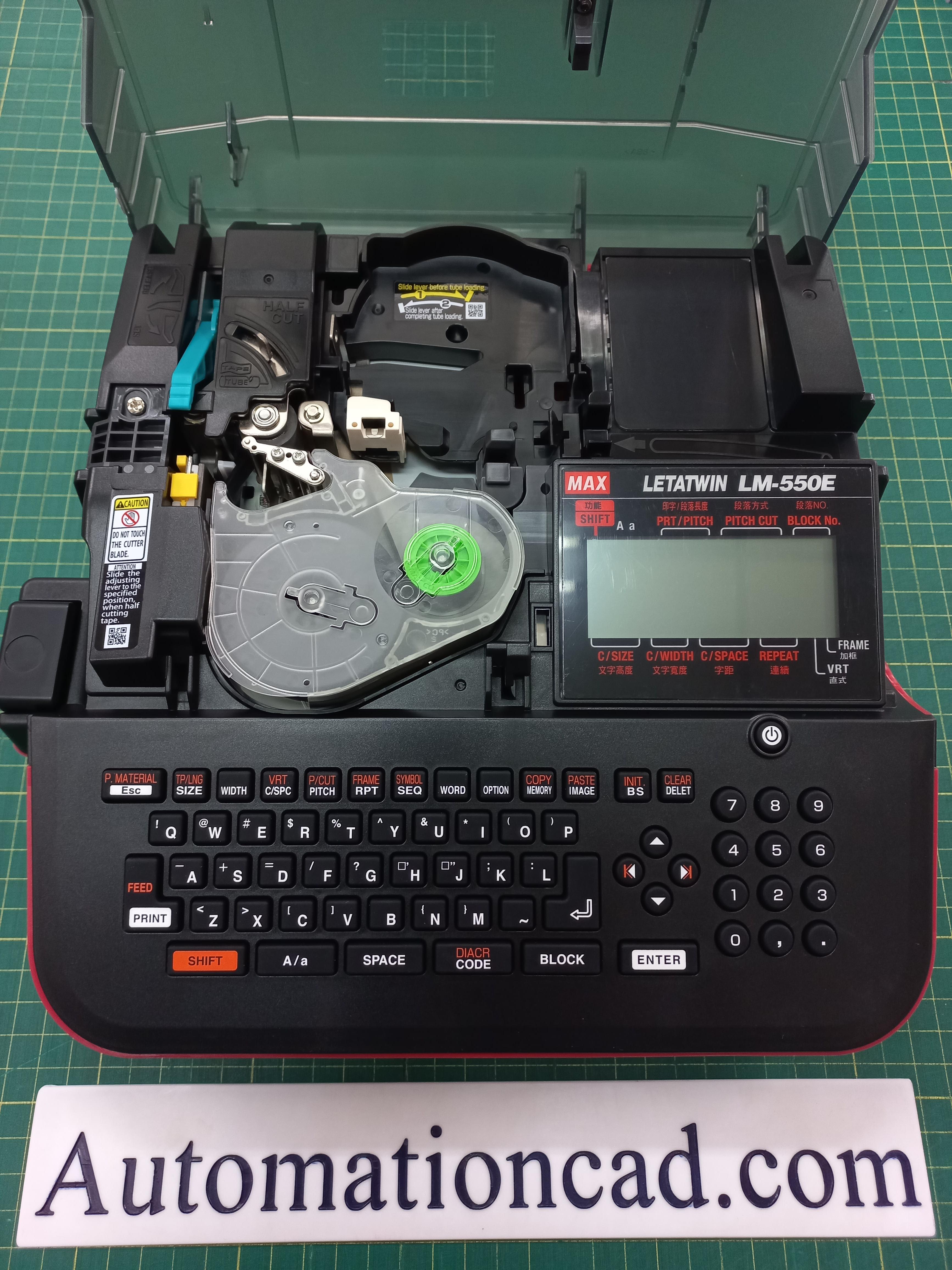 เครื่องพิมพ์ปลอกสายไฟ MAX LM-550E LETATWIN