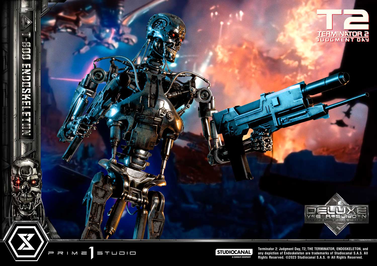 เปิดจอง : T-800 Endoskeleton: Terminator 2: Judgment Day 1/3 Scale (Deluxe Bonus)