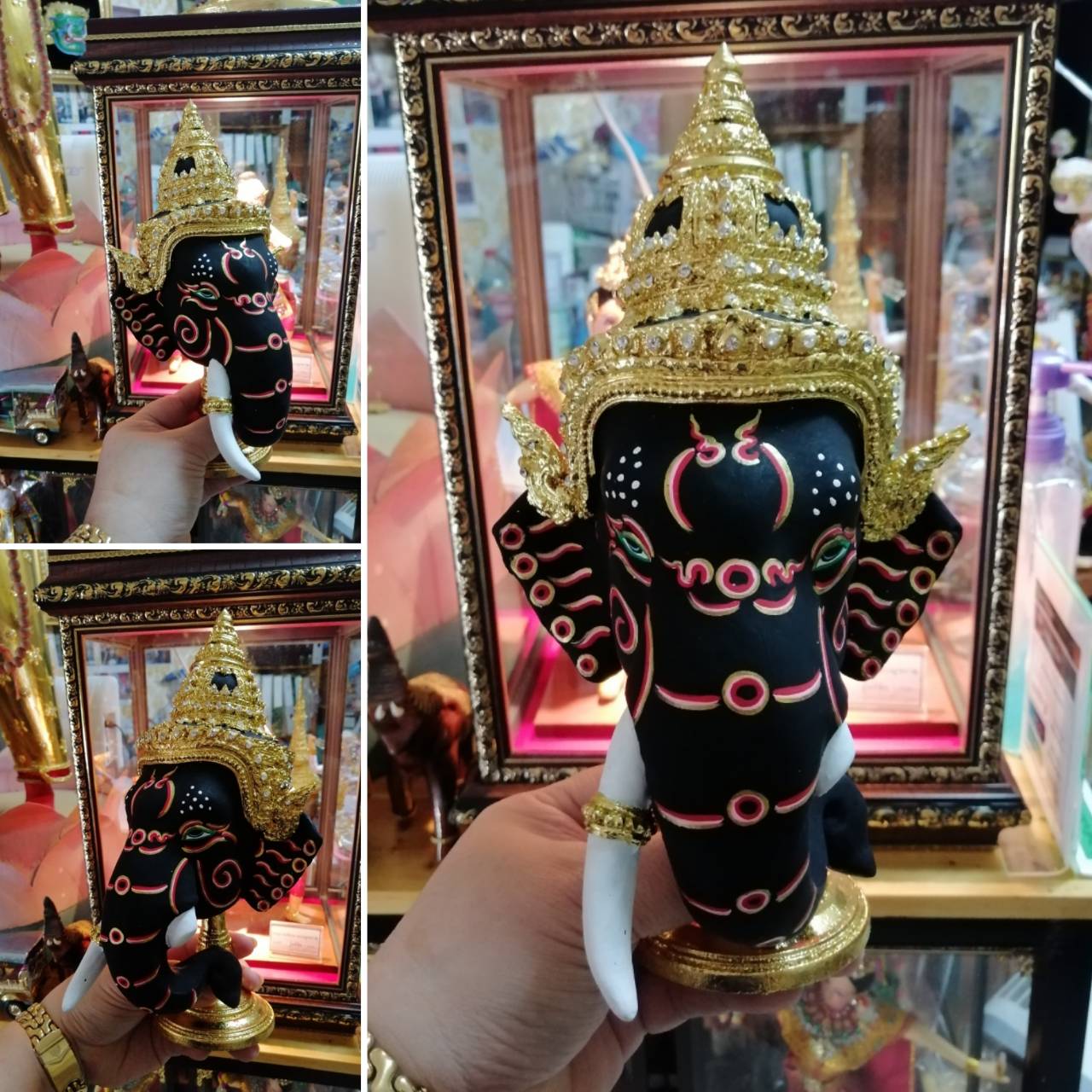 พระพิฆเนศ (สีดำ) จัมโบ้ พรีเมี่ยม