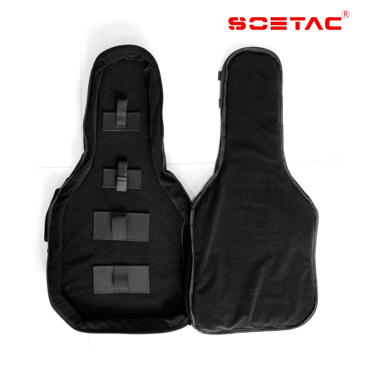 กระเป๋าใส่ปืน ทรงกีต้าร์ ผลิตจากผ้า Nylon 600D ภายในบุฟองน้ำกันกระแทก อย่างดี มีตัวสายรัด 4 จุด สามารถเคลื่อนย้ายได้ ภายนอกมี ช่องใส่ของเอนกประสงค์ ด้านหลังมีสาย สำหรับเป้ได้ ขนาด 15*31 นิ้ว ราคาส่ง
