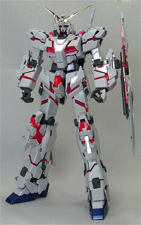 [PO]MG (005A) 1/100 RX-O Unicorn Gundam Ver. Ka Titanium Finish+ปืนกลคู่ 1 กระบอก+แผ่นรองตัด[005][โมจีนTT]