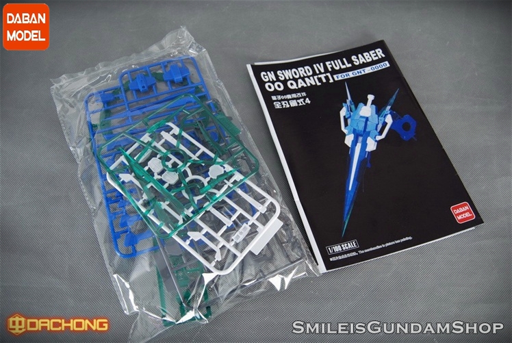 MG 1/100 OO Qan[T] + GN Sword IV Full Saber[6622][DABAN]