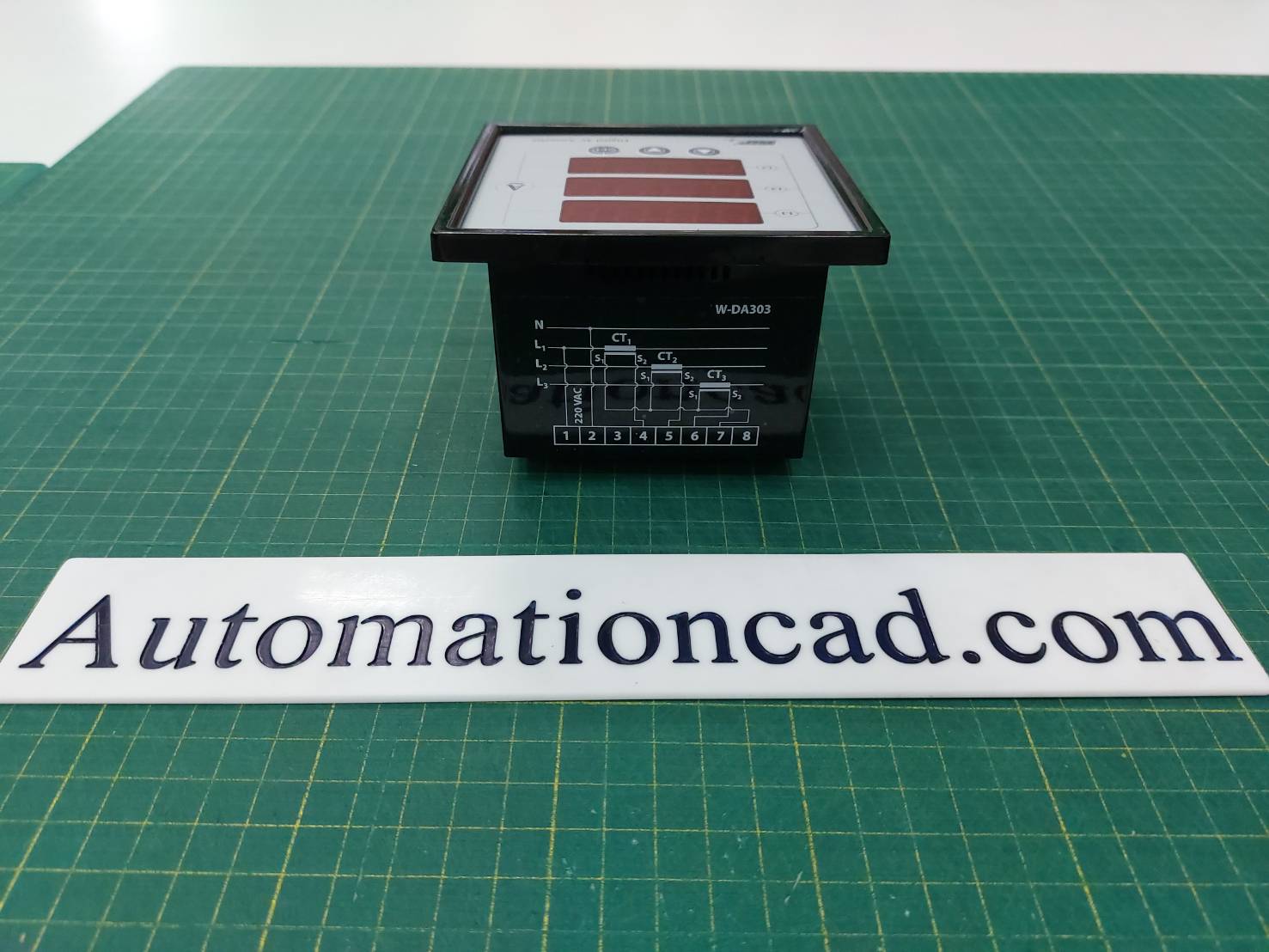 WIP ดิจิตอลแอมมิเตอร์ W-DA303 มิเตอร์วัดไฟกระแสสลับ 3 เฟส Digital AC Ammeter