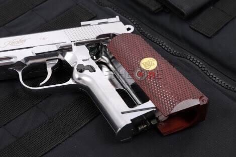 New.Wingun Sport 321 Custom Kimber (Silver) ระบบแก๊ส Co2 โลหะทั้งกระบอก Full Metal ความแรงเฉลี่ย 450fps ราคาพิเศษ