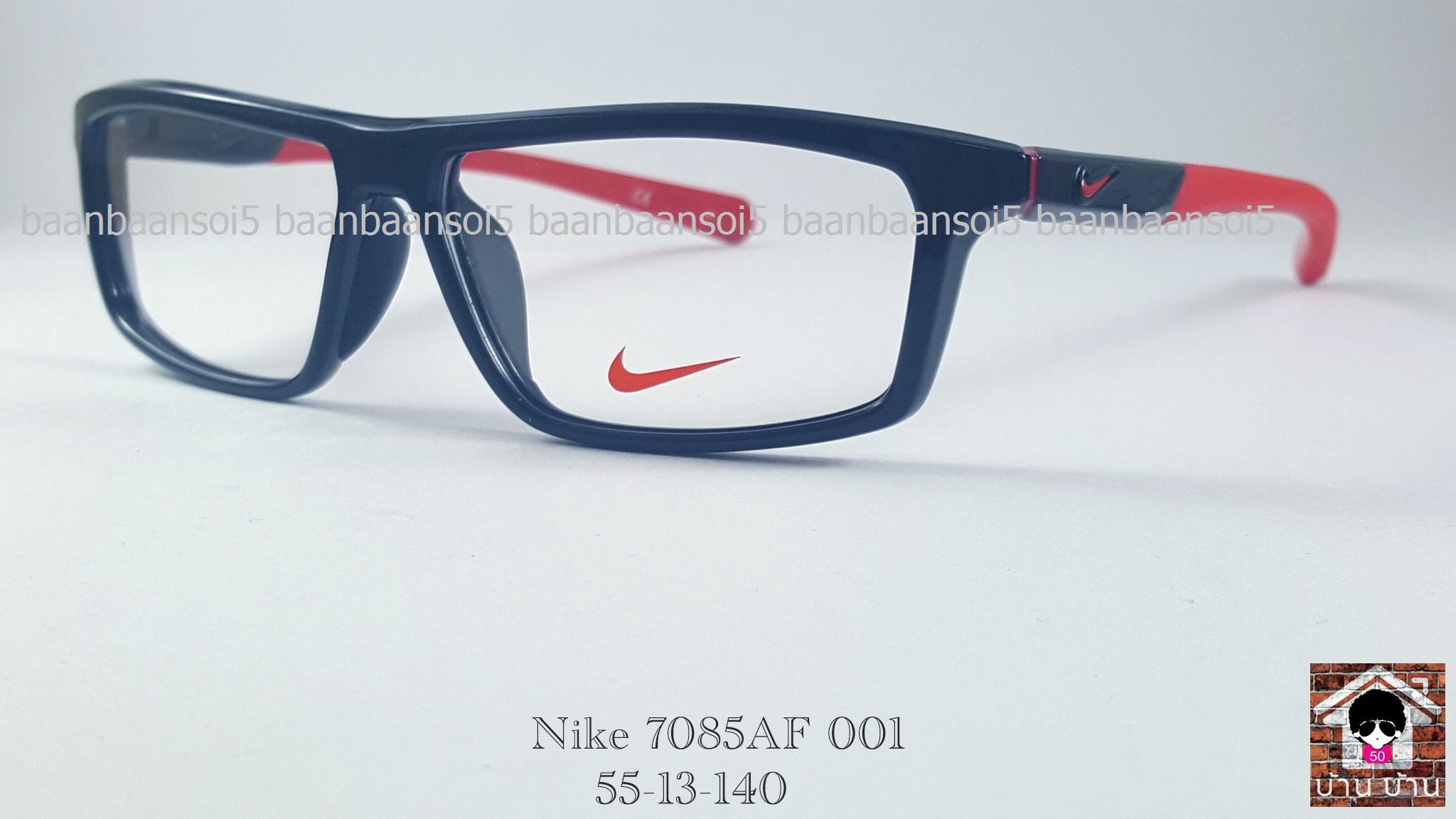 NIKE BRAND ORIGINALแท้ 7085AF 001 กรอบแว่นตาพร้อมเลนส์ มัลติโค๊ตHOYA ป้องกันรังสีคอม 4,200 บาท
