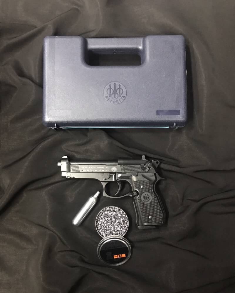 New.177 Pellet Umarex Beretta M92 Black Co2 Pistol ราคาพิเศษ