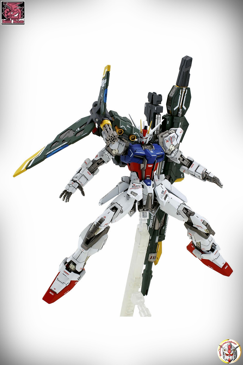 [PO]MG 1/100 Launcher Strike Ver. RM [โมจีนMomoko]กล่องไม่สกรีน