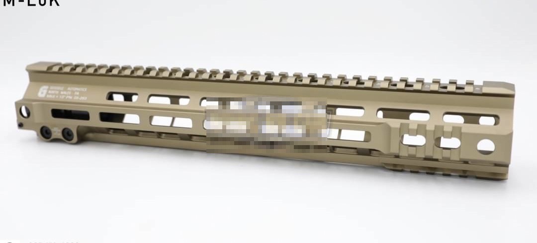ชุดหน้า Geissele MK4 🚩ระบบรางM-Lok 🚩(ชุดหน้า MK4) สำหรับปืนตระกูล : M4/M16/AR15 เส้นผ่านศูนย์กลาง : 3.1 mm. มี2รุ่นให้เลือก ✅รุ่นความยาว 9.5” ✅รุ่นความยาว 13.5”