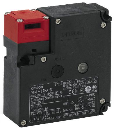 Safety Door Switch OMRON สวิตช์ประตูนิรภัย รุ่น D4NL-2EFA-B