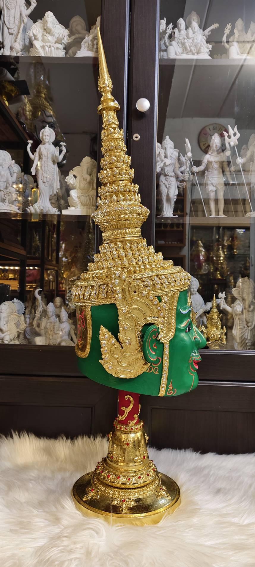 หัวโขน พระราม ขนาดสวมหัว