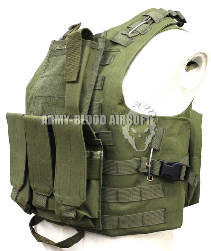 New.เสื้อเกราะยุทธวิธี FSBE Tactical Molle Combat Assault Plate Carrier Vest ทรงแข็งหนาแข็งแรงมีสายสลิงร้อยทั้งตัว สามารถนำฟองน้ำออกแล้วยัดแผ่นเหล็กใส่เข้าไปแทนได้ เผื่อจะนำไปใช้กันกระสุนจริงๆ มีกระเป๋าใส่แม๊กกาซีนปืนยาว 3 อัน แม๊กกาซีนปืนสั้น 1 อัน และกร
