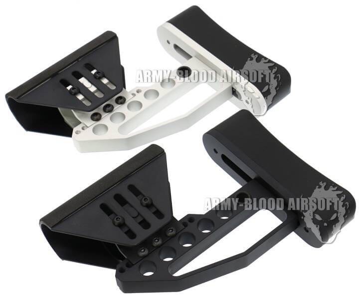 New.XLR TACTICAL BUTTSTOCK For M4 (Silver) ราคาพิเศษ